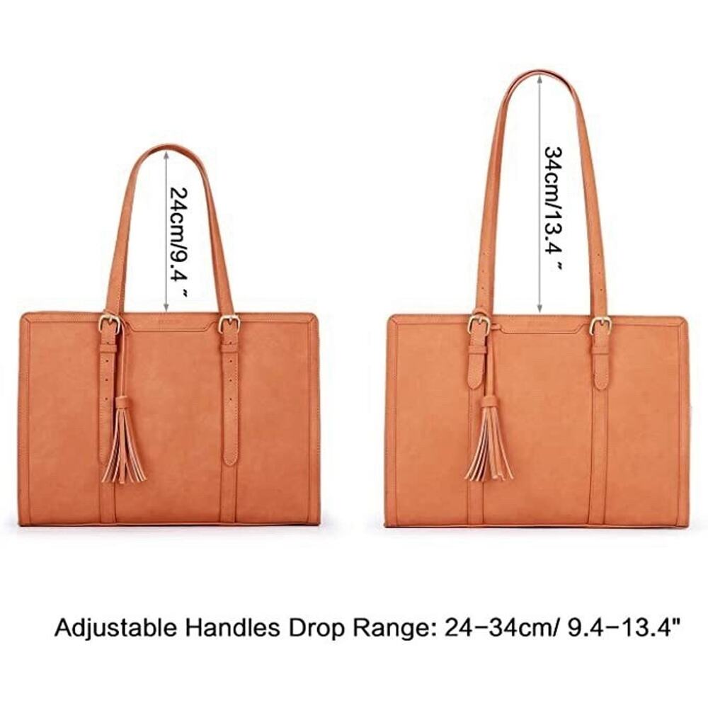 ECOSUSI Laptop Tote Fits Up to 15.6 Inch Briefcase for Women Office Handbags... - Picture 9 of 9